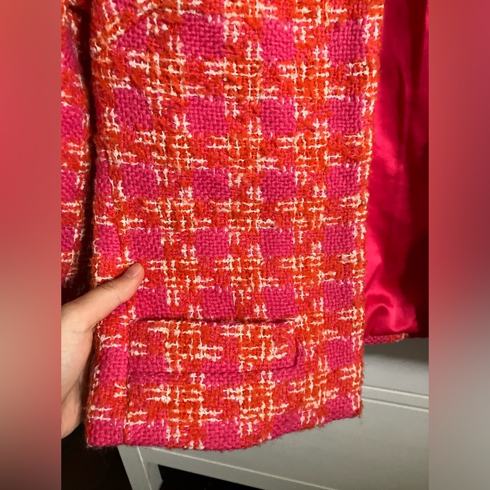 Boden Pink and Orange Woman’s Blazer - Picture 3 of 8